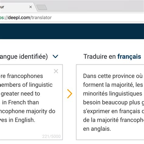 We have translated a report from a French daily newspaper - the DeepL result was perfect. . Deepl french to english